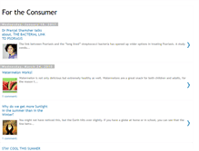 Tablet Screenshot of fortheconsumer-raghav.blogspot.com