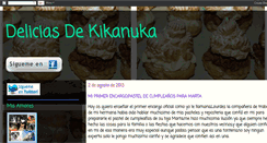 Desktop Screenshot of deliciasdekikanuka.blogspot.com