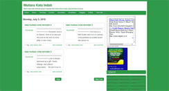 Desktop Screenshot of katamutiaraindah.blogspot.com