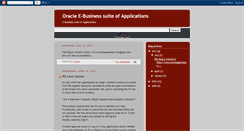 Desktop Screenshot of oracleappsilearn.blogspot.com