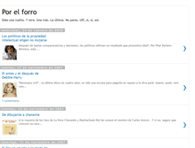 Tablet Screenshot of porelforro.blogspot.com