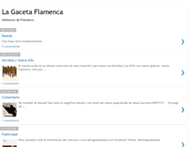 Tablet Screenshot of lagacetaflamenca.blogspot.com