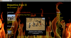 Desktop Screenshot of deportivofain.blogspot.com