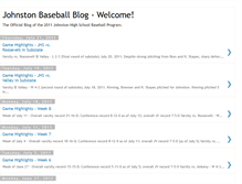 Tablet Screenshot of johnstonbaseball.blogspot.com