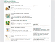 Tablet Screenshot of berbagibersana.blogspot.com