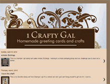 Tablet Screenshot of 1craftygal.blogspot.com