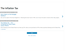 Tablet Screenshot of inflationtax.blogspot.com