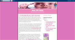 Desktop Screenshot of new-baby-gifts.blogspot.com