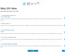 Tablet Screenshot of new-baby-gifts.blogspot.com