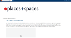 Desktop Screenshot of placesandspaces-thefactory.blogspot.com