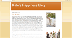 Desktop Screenshot of kateshappinessblog.blogspot.com