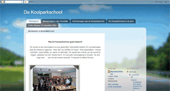 Desktop Screenshot of kooiparkschool.blogspot.com