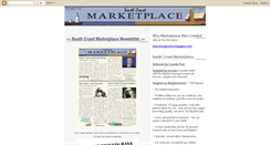 Desktop Screenshot of marketplacenewsletter.blogspot.com