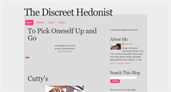 Desktop Screenshot of discreethedonist.blogspot.com