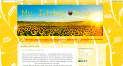 Desktop Screenshot of myliddybug.blogspot.com