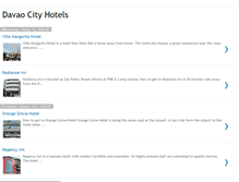 Tablet Screenshot of davaocityhotels.blogspot.com