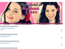 Tablet Screenshot of marianaesnoz.blogspot.com