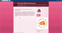 Desktop Screenshot of geekywhitegirl.blogspot.com