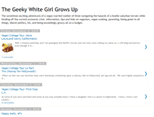 Tablet Screenshot of geekywhitegirl.blogspot.com