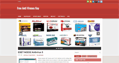 Desktop Screenshot of free-antiviruskey.blogspot.com