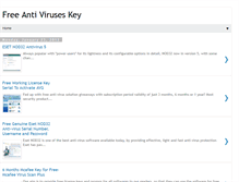 Tablet Screenshot of free-antiviruskey.blogspot.com
