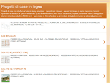 Tablet Screenshot of progetticaseinlegno.blogspot.com