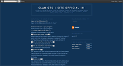 Desktop Screenshot of gtsclangangsters.blogspot.com