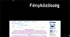 Desktop Screenshot of fenykozosseg.blogspot.com