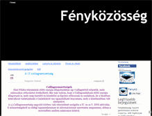 Tablet Screenshot of fenykozosseg.blogspot.com