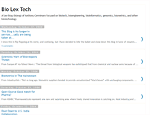 Tablet Screenshot of biolextech.blogspot.com