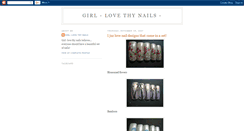 Desktop Screenshot of girllovethynails.blogspot.com