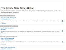 Tablet Screenshot of freeinmakemoney.blogspot.com