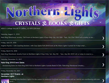 Tablet Screenshot of northernlightsbookstore.blogspot.com