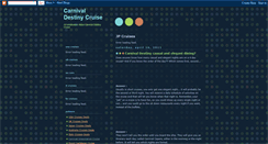 Desktop Screenshot of carnivaldestinycruise.blogspot.com