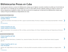 Tablet Screenshot of bibliotecariospresosencuba.blogspot.com