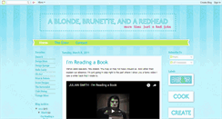 Desktop Screenshot of blondebrunetteandaredhead.blogspot.com
