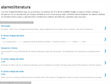 Tablet Screenshot of alarnesliteratura.blogspot.com