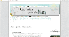 Desktop Screenshot of confessionsofaneverydaymama.blogspot.com
