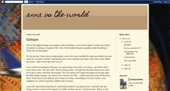 Desktop Screenshot of annavstheworld.blogspot.com