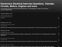 Tablet Screenshot of electronics-electrical-engineering.blogspot.com