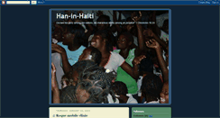 Desktop Screenshot of haninhaiti.blogspot.com