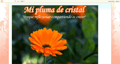 Desktop Screenshot of miplumadecristal.blogspot.com