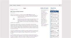 Desktop Screenshot of about-healthy-life.blogspot.com