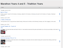 Tablet Screenshot of marathonyears4and5.blogspot.com