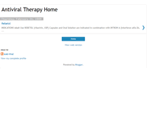 Tablet Screenshot of antiviral-therapy.blogspot.com