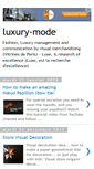 Mobile Screenshot of luxury-mode.blogspot.com