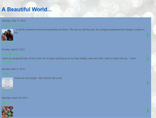 Tablet Screenshot of abeautifulworld123.blogspot.com