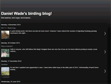 Tablet Screenshot of dwadebirder.blogspot.com