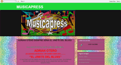 Desktop Screenshot of musicapress.blogspot.com