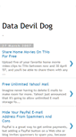 Mobile Screenshot of datadevildog.blogspot.com